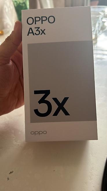 oppo a60: Oppo A3x, 128 GB, rəng - Mavi, Face ID, İki sim kartlı, Zəmanət — 1