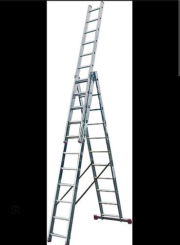Складные стремянки-лестницы: Складная стремянка-лестница, Материал: Металл, Для дома, Высота: 3–4 м — 8