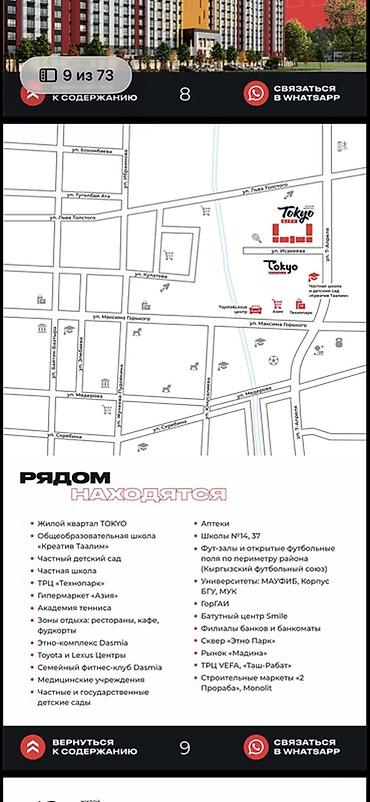 квартира ток: 2 комнаты, 52 м² — 3