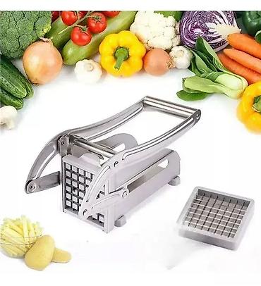 dis staklene tegle: Aparat za pripremu pomfrita - Secko za krompir Pomfrit Potato Chipper — 1