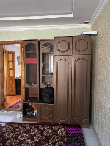 Гарнитуры для зала: Гарнитур для зала, Шкаф, ДСП, цвет - Коричневый