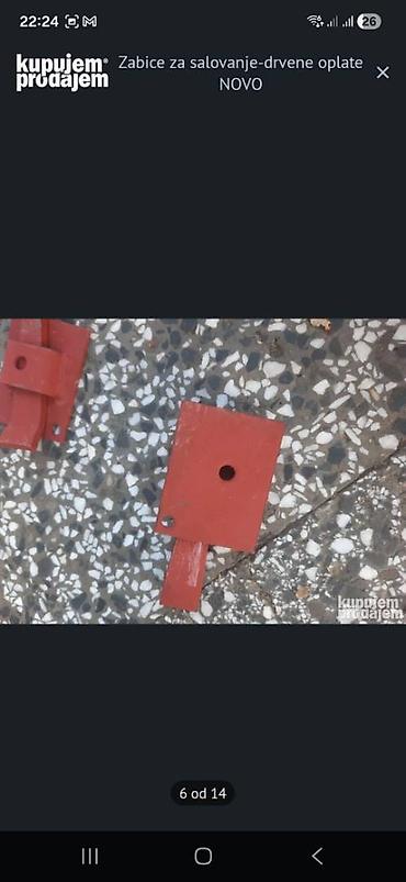 Stege: Žabice za šalovanje – držači za drvene oplate Zabice za salovanje — 5