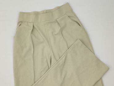 spodnie woskowane beż: H&M, Spodnie materiałowe damskie, rozmiar S