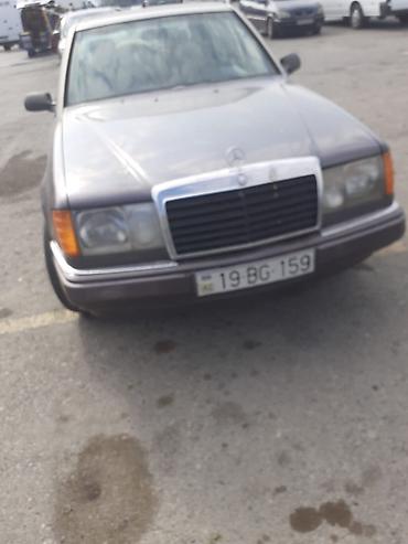 w124 radiator: Mercedes-Benz sedan (W124 seriyası) - Kuzov: 4 qapılı sedan, tünd boz — 1