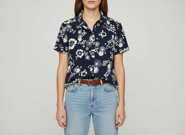 mohito kurtka jeansowa z nadrukiem: Moto, Women's blouse, size L
