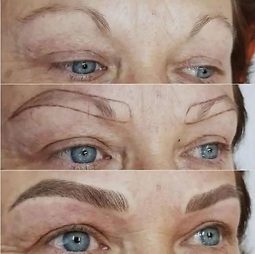 Перманентный макияж: Предлагается услуга перманентного макияжа бровей, которая позволяет — 9