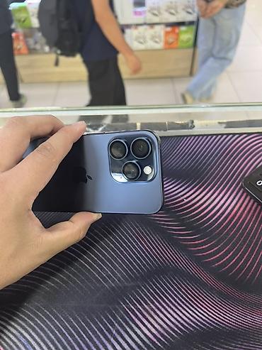iphone se1: IPhone 15 Pro, Б/у, 128 ГБ, Blue Titanium, В рассрочку — 4