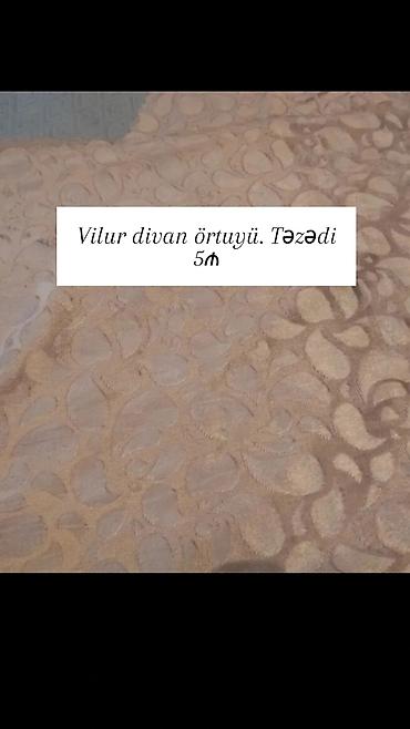 parca boyasi: Divan üçün Yeni Xovlu rəng - Bej Yataq örtüyü — 1