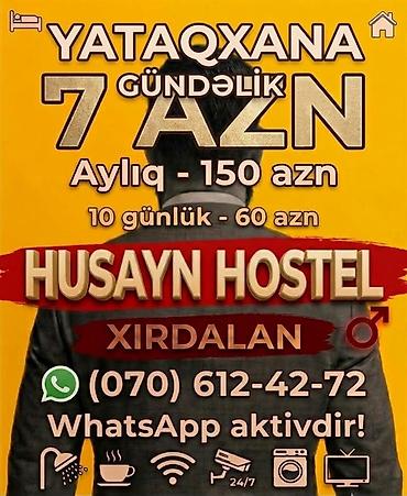 kiraye ev bina: Husayn Hostel – Xırdalan Хостел Yataqxana xidməti: - Gündəlik: 7 AZN - — 1