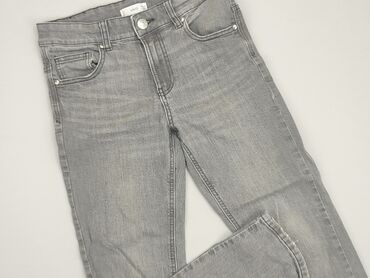 spodnie z szerokimi nogawkami jeansy: Jeans, 12 years, 146/152, condition - Perfect