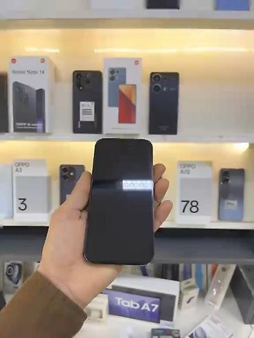 iphone 16 neçə manatdır: IPhone 14 Pro, Qara, Simsiz şarj, Zəmanət — 7