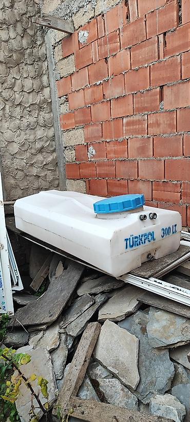 Baklar və çənlər: TÜRKPOL 300 LT su çəni(işlənməyib) - Həcm: 300 litr - Material: Ağ — 1