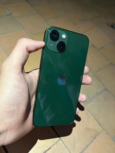 куплю поко м3: IPhone 13, Б/у, 128 ГБ, Alpine Green, Защитное стекло, Чехол, Коробка, 93 %