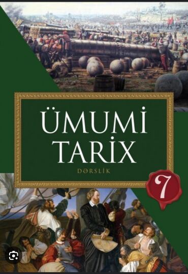 7 ci sinif ümumi tarix dərslik: Ümumi Tarix 7-ci sinif, 2024 il, Pulsuz çatdırılma