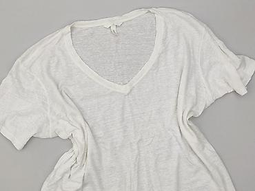 lniana: H&M, T-shirt damski, rozmiar L — 1