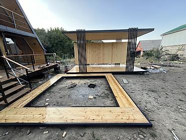 Перголы: Пергола, Металл, Отдельностоящая, Встроенная подсветка, Установка — 4