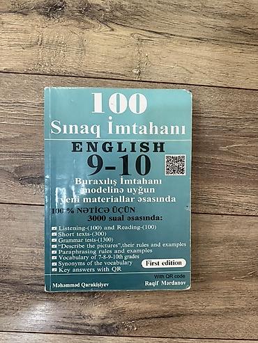 Тесты: Məhsul: “100 Sınaq İmtahanı – English 9-10” (First edition) Təsvir: - — 1