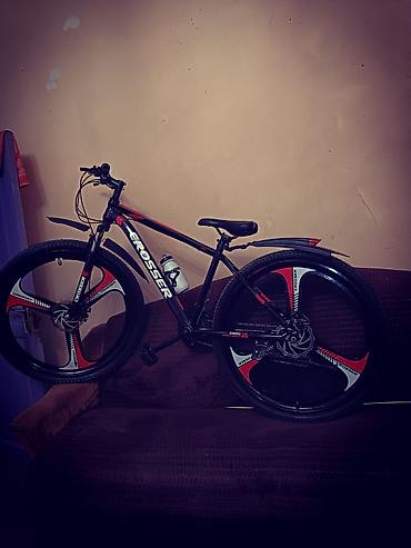 Dağ velosipedləri: Crosser dağ velosipedi - Brend/model: Crosser - Rəng: qara-qırmızı-ağ — 6