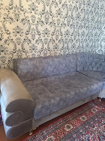 Divanlar: Künc divan, İşlənmiş, Bazalı, Dəri, Pulsuz çatdırılma — 2