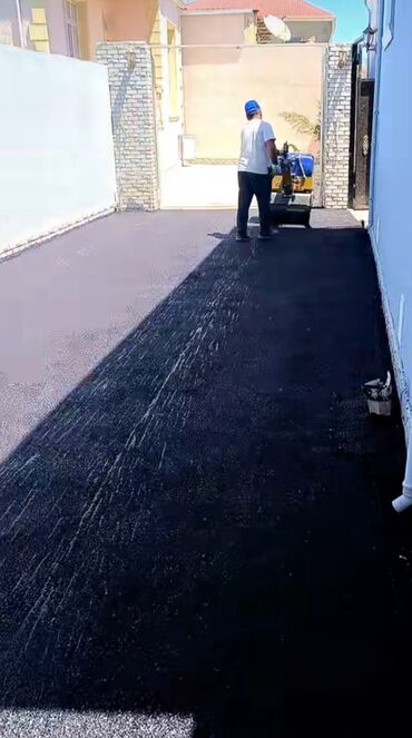 Tikinti işləri: Asfaltlama və səki örtüyü xidməti - Qırmadaş və bitum əsaslı isti — 8