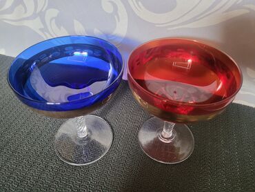 Ostali antikviteti: Case murano kristal,za zestoko pice 1950g+. Case su bez ostecenja,sve — 8