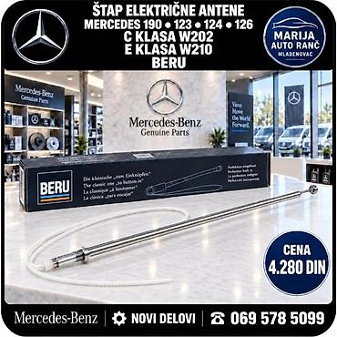 MERCEDES 190 124 C E KLASA W202 W210 ANTENA BERU MEHANICKA | Antena