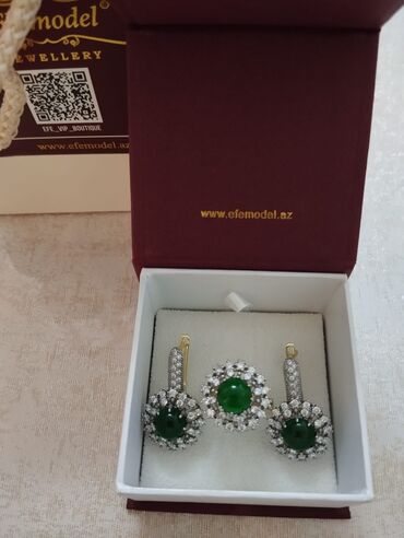 Bijuteriya dəstləri: Bujiteriya Italiyan qızıl suyunan İtaliyadan alinib Fabrika malidır — 2