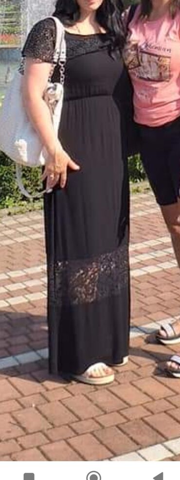 haljina favour: Bоја - Crna, Drugi stil, Kratkih rukava