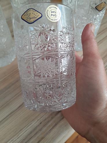 stekan olcusu: Stəkanlar, Xrustal, Çexiya — 3