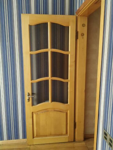 турецкие сейфовые двери в баку: Дерево Межкомнтаная дверь 90х220 см, Б/у