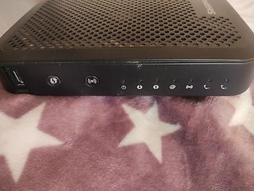 saz modem satilir: Sagemcom kabel/FTTx router-modem Xüsusiyyətlər: - 4 ədəd 10/100 — 3