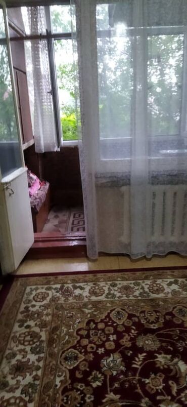квартира тыныстанова: 2 бөлмө, 47 кв. м, 105-серия, 2 кабат, Косметикалык ремонт