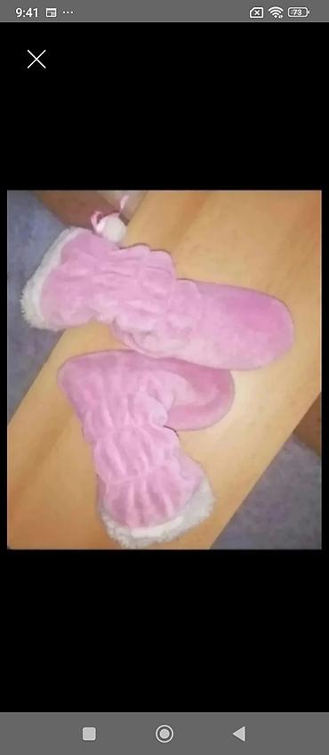 домашный тапочки: Домашние тапочки, 37, Б/у, цвет - Розовый — 1