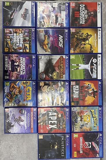 Коллекция дисков для PlayStation (PS4 и PS5) Состав набора на фото: -