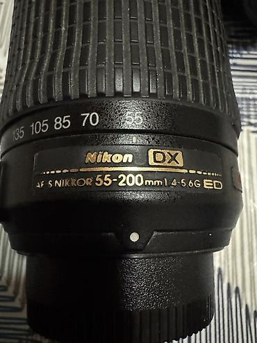 idmana aid şəkillər cəkmək: Nikon D3200 DSLR fotoaparat + AF‑S DX NIKKOR 55–200mm f/4–5.6G ED — 3