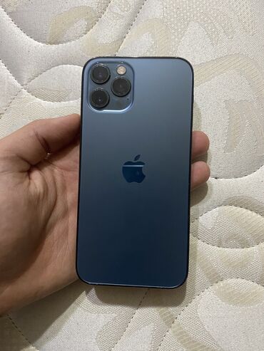 Apple iPhone: IPhone 12 Pro, 256 GB, Blue Titanium, Simsiz şarj, Face ID