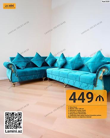 Künc divan – Kod 2520 Zövqlü və diqqətçəkən dizayna malik künc