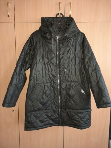 осенние куртки женские бишкек: Демисезонная Куртка подойдёт на 52-54 размер Новая цвет черный и