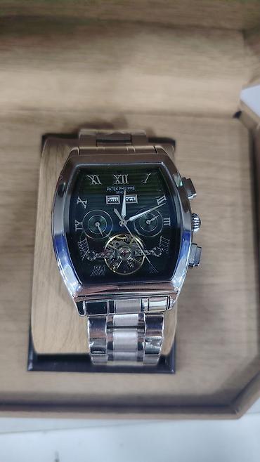 dekor saatler: Patek Philippe tərzində kişi qol saatları – tonno (yastı fıçı) formalı — 10