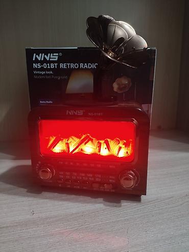 hoco eq34 plus: Ретро-радио NNS NS-01BT с декоративным «граммофонным» рупором - — 3