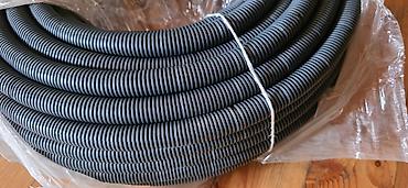 et masini: Korrüqasiyalı elektrik kabel borusu (rəng: tünd boz) - Material — 2