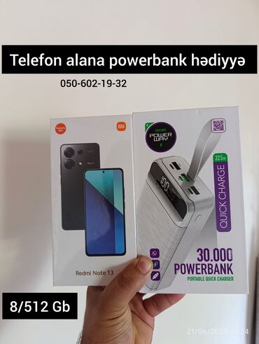 irsad redmi note 9 s: Redmi Note 13, 256 GB, rəng - Boz, Zəmanət, Sensor, Barmaq izi