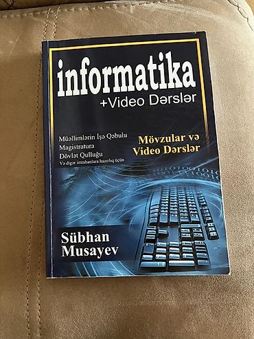Tədris ədəbiyyatı: Dərslik vəsaitləri: Məntiq 1 və 2 ci hissə, Riyaziyyat test bankı 1 — 22