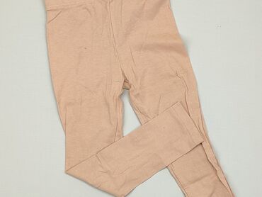 legginsy prążkowane dla dziewczynki: Legginsy dziecięce, SinSay, 4-5 lat, 110, stan - Dobry