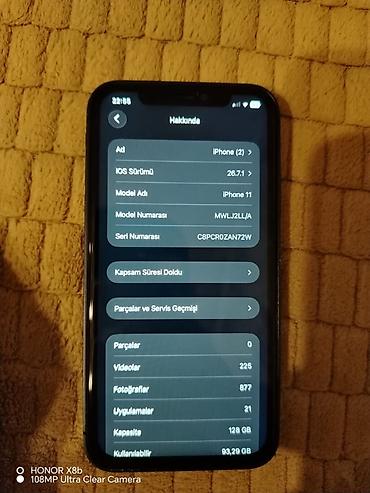 printer epson m1120: IPhone 11, 128 GB, Mavi, Face ID — 1
