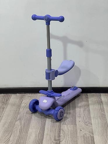 dəbilqə satışı: 🛴💎 VIPSCO 3 Təkərli Qatlanan Skuter – LED + Oturacaqlı FULL FUNKSİYA! — 2