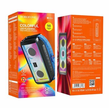 Наушники: BOROFONE BR26 Daring, портативная колонка, BT v5.3, батарея 1500mAh