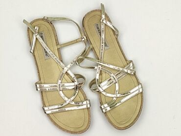 buty srebrne ccc: Sandały damskie, rozmiar 39
