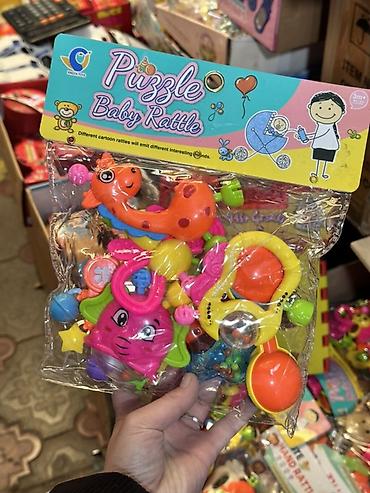 11 лет: Набор погремушек Puzzle Baby Rattle (3м+) - Яркий комплект — 1