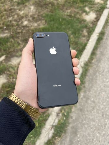 iphone 12 pro max ucuz: IPhone 8 Plus, 64 ГБ, Черный, Отпечаток пальца